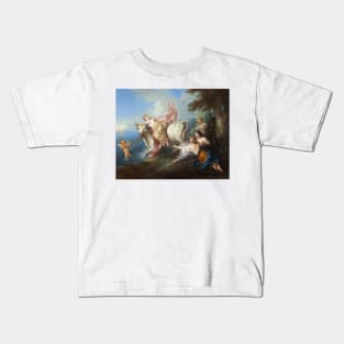 The Abduction of Europa by Jean-Francois de Troy Kids T-Shirt